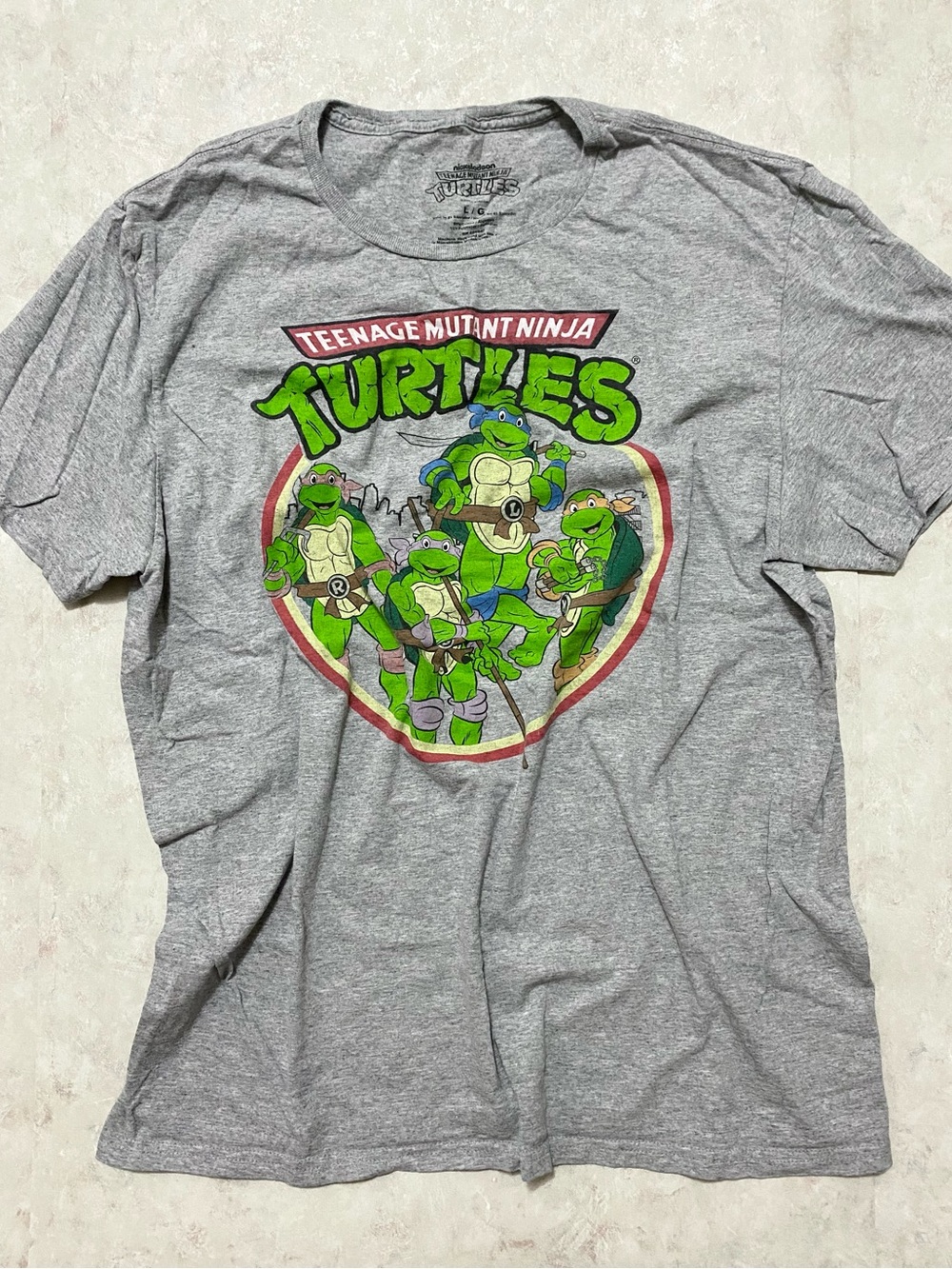 teenage mutant ninja turtles 80s cartoon t shirt